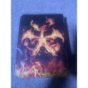 Pokemon Charizard Fire Dragon Binder Folder Holder Case For Cards